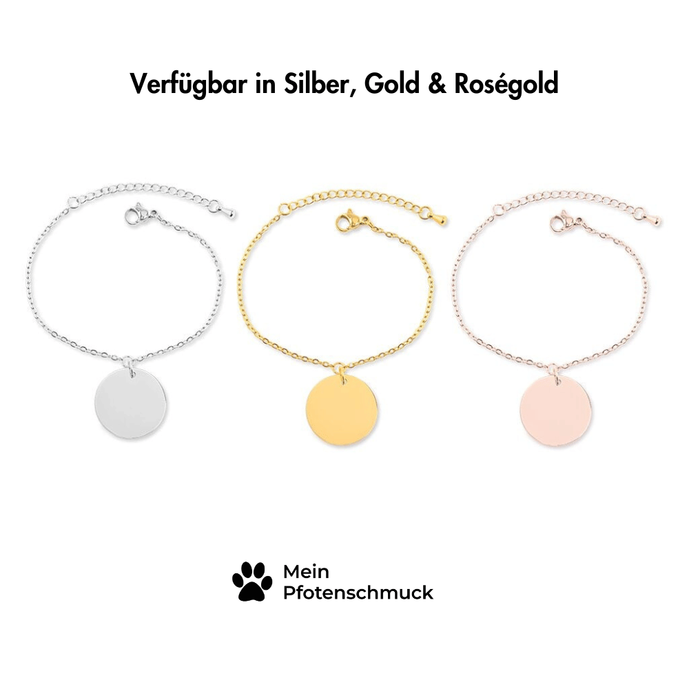 Armband mit Pfotenabdruck