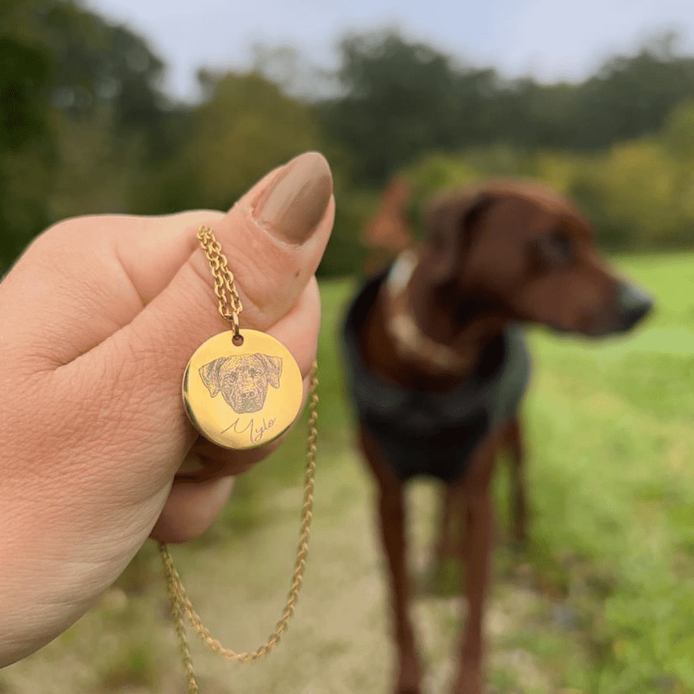 Dog Mom Geschenk Kette