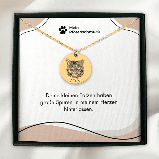 Katzen-Andenken-Halskette