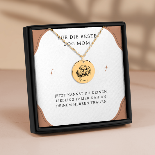 Dog Mom Geschenk Kette