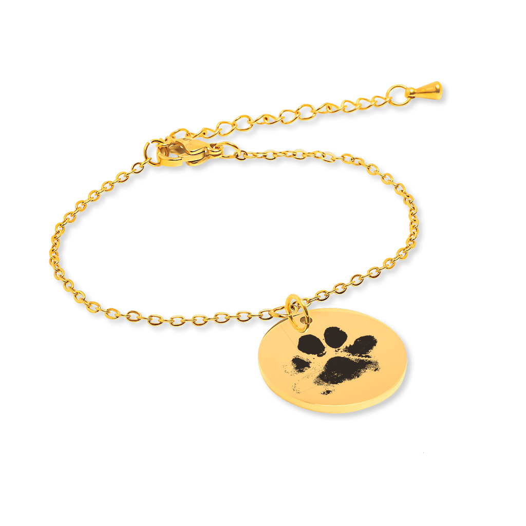 Armband mit Pfotenabdruck