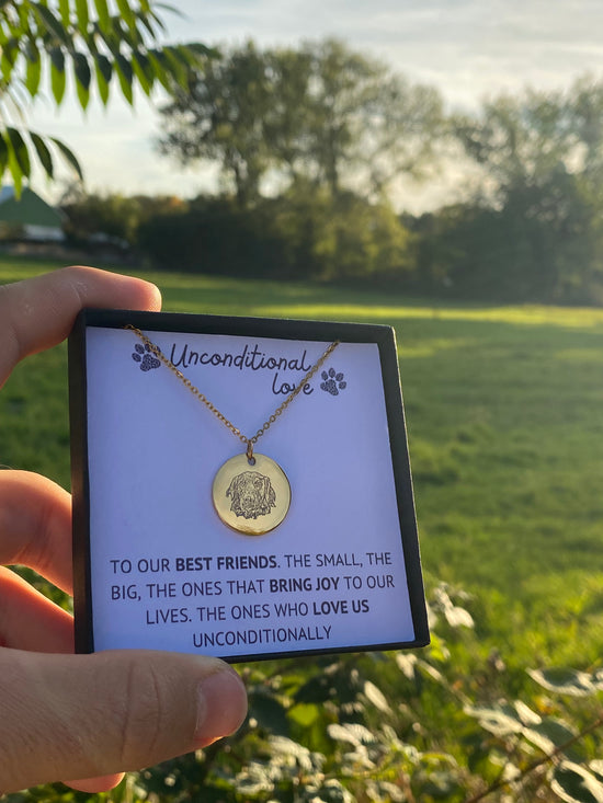 schmuck mit hundeportrait