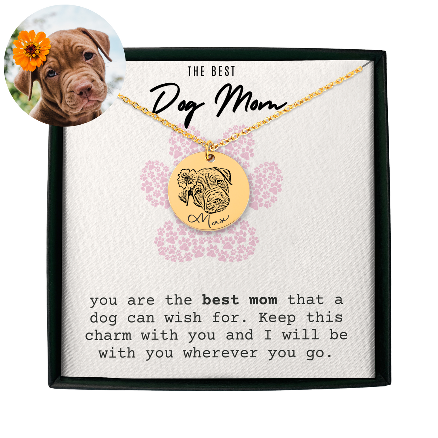Dog Mom Geschenk-Kette